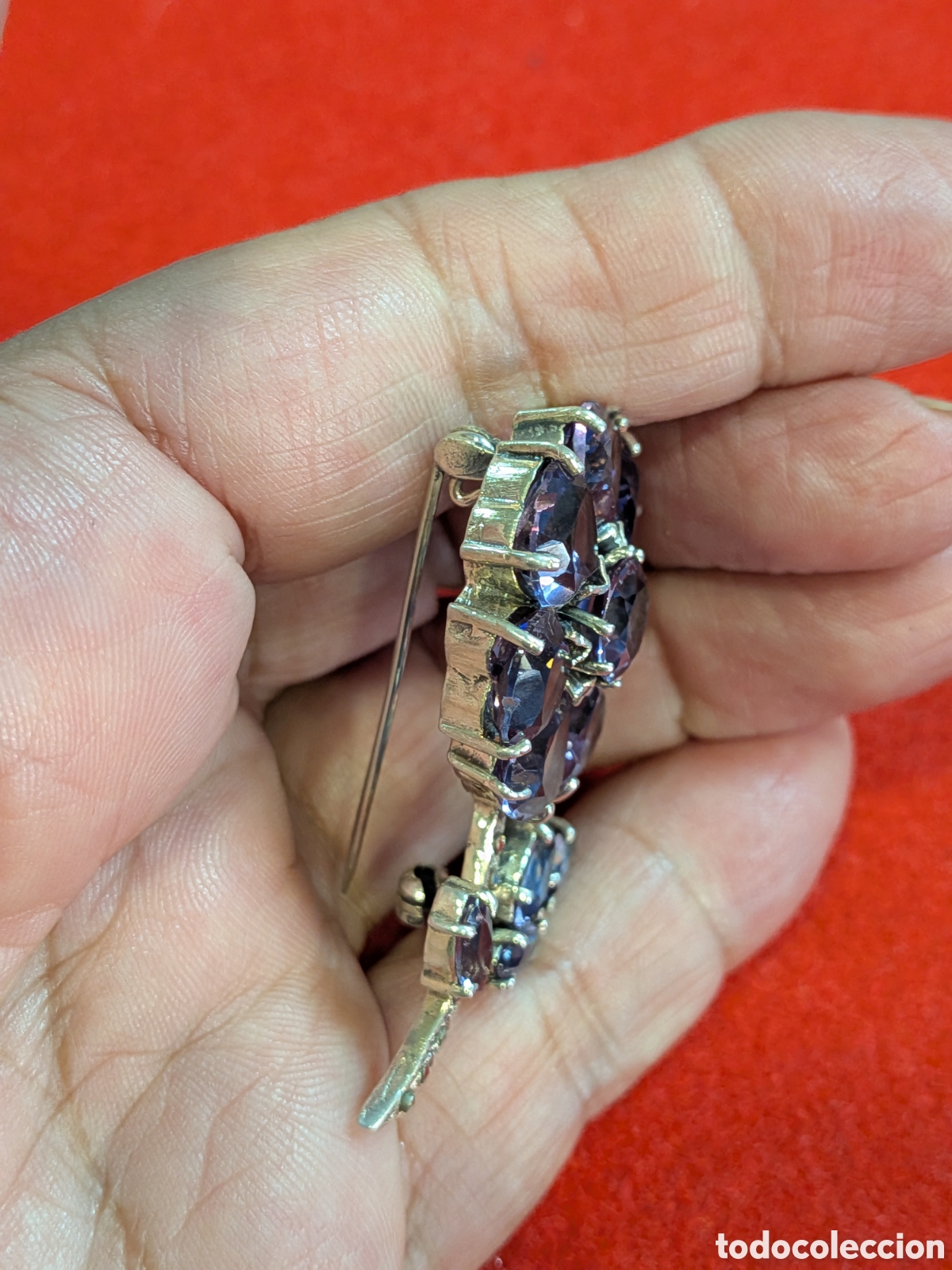 Joyeria: Elegante broche en forma de flor en plata. REF-1234.ca4 - Foto 2