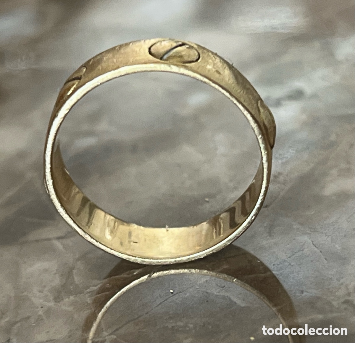 Joyeria: ANILLO DE ORO DE 18 KILATES, TIPO CARTIER - Foto 2