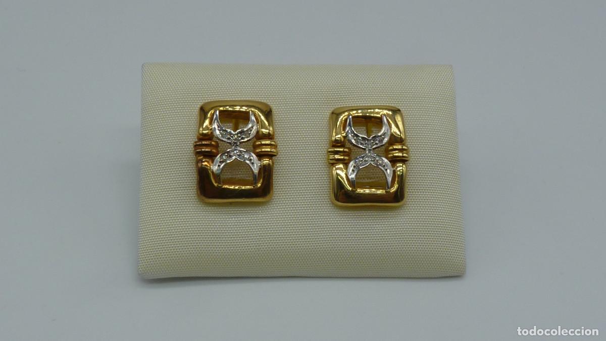 Joyeria: PENDIENTES DE BRILLANTES EN ORO DE 750MM.(18 KLTS)
