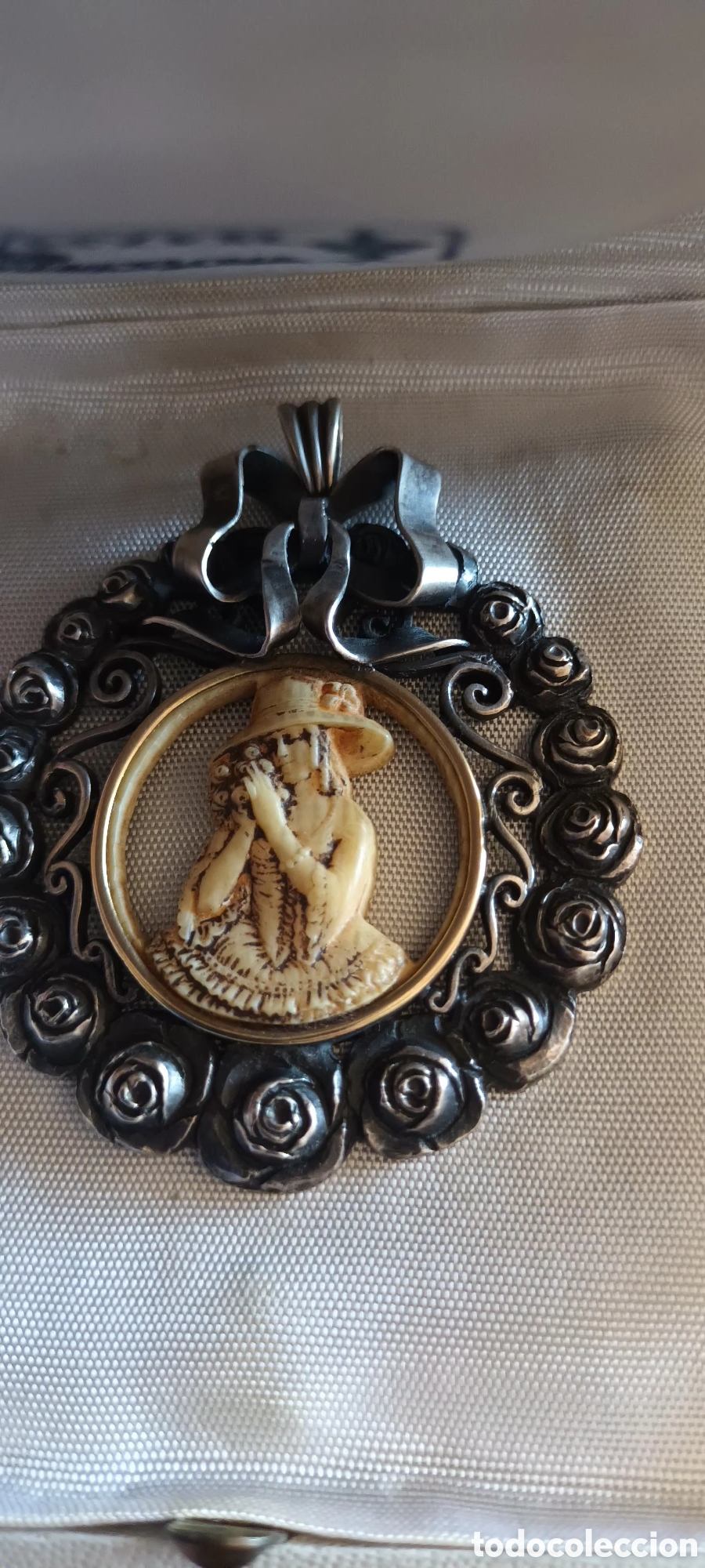Joyeria: Antigua medalla modernista - Foto 2