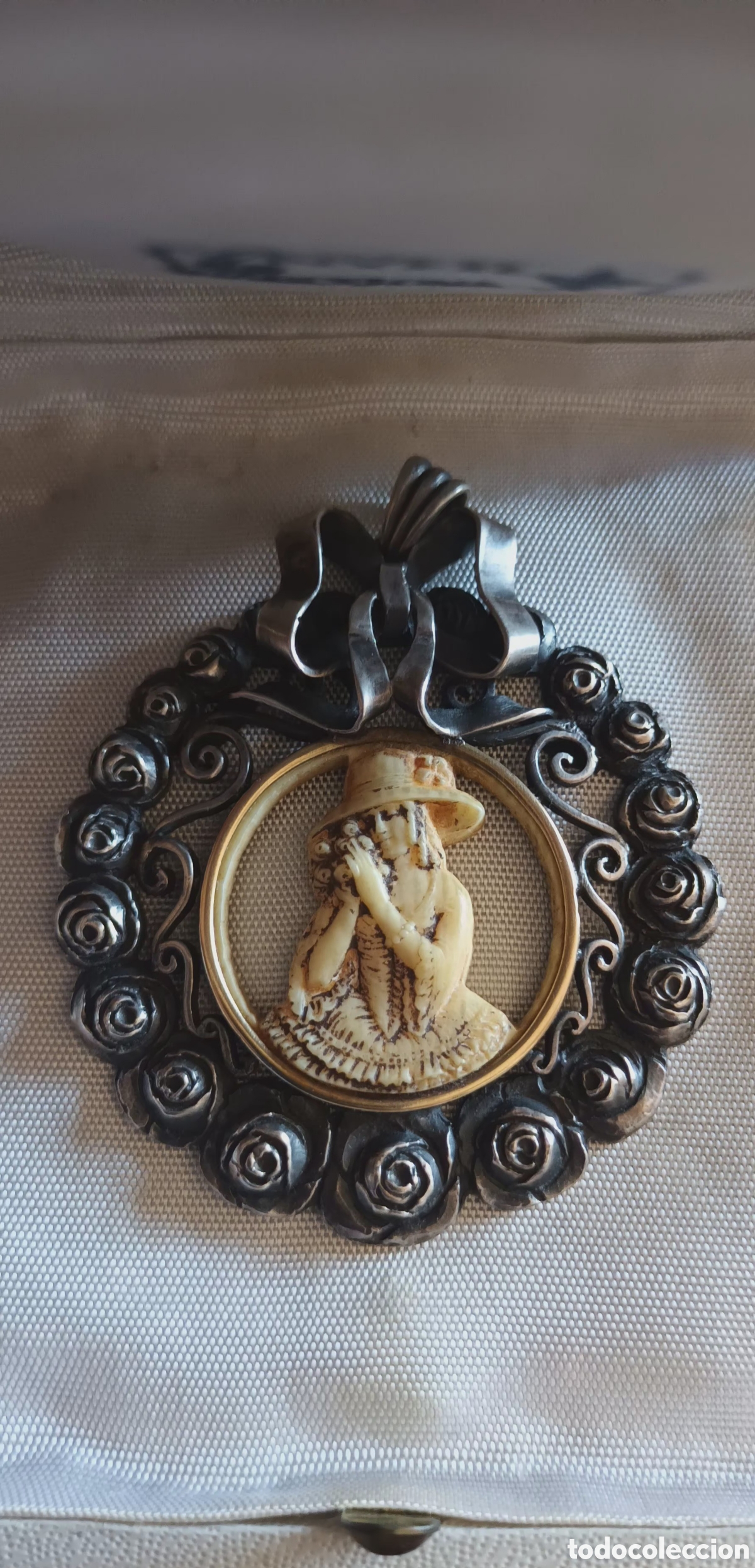 Joyeria: Antigua medalla modernista - Foto 4