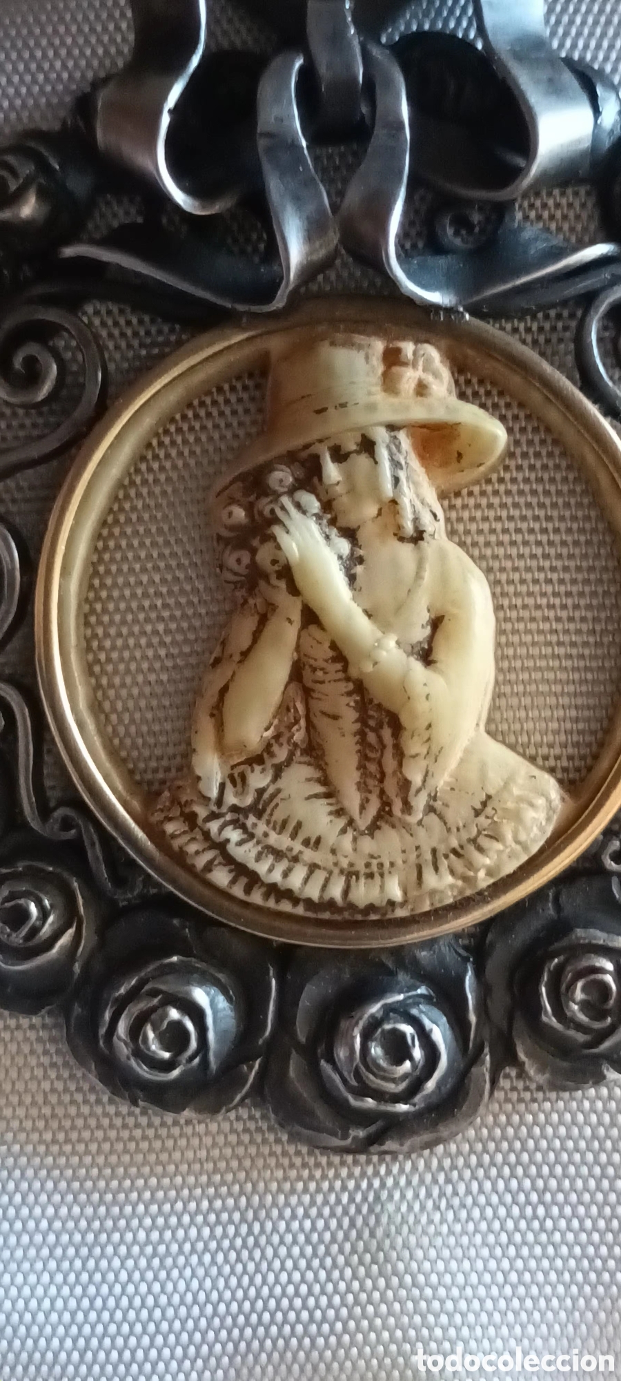Joyeria: Antigua medalla modernista - Foto 5