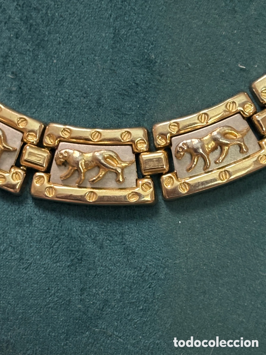 Joyeria: Gargantilla de metal dorado - Foto 2