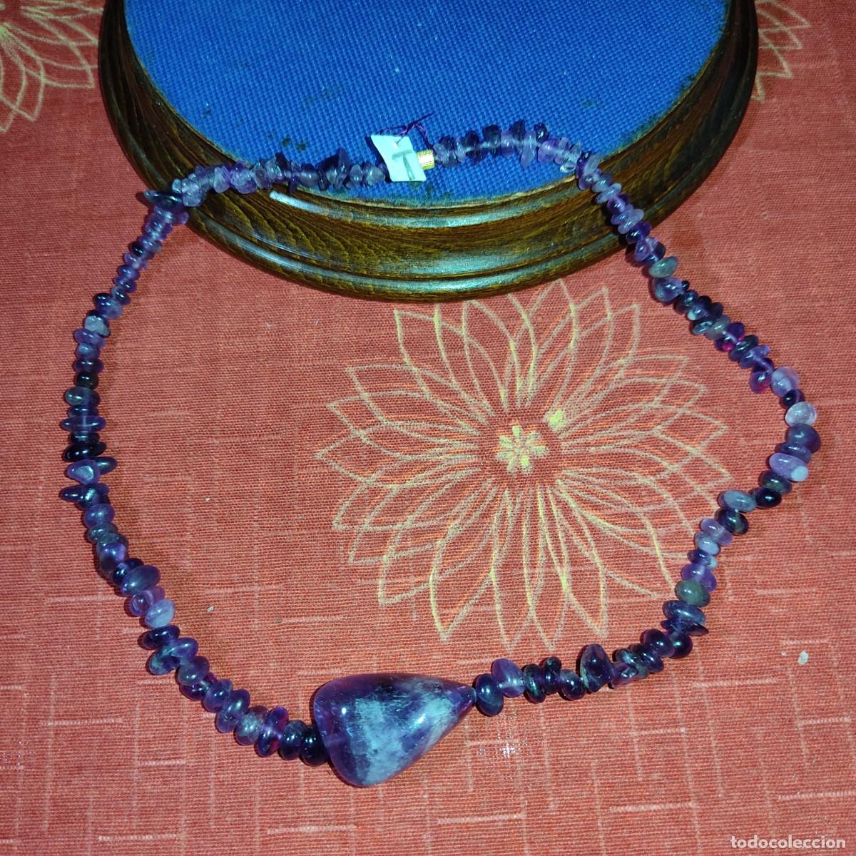 Joyeria: Collar de Amatista natural.Vintage, *T*
