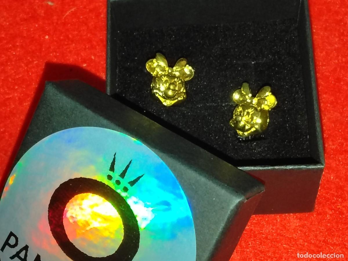 Joyeria: PAREJA DE CHARM DE PANDORA MINNIE CHAPADO EN ORO - DISNEY