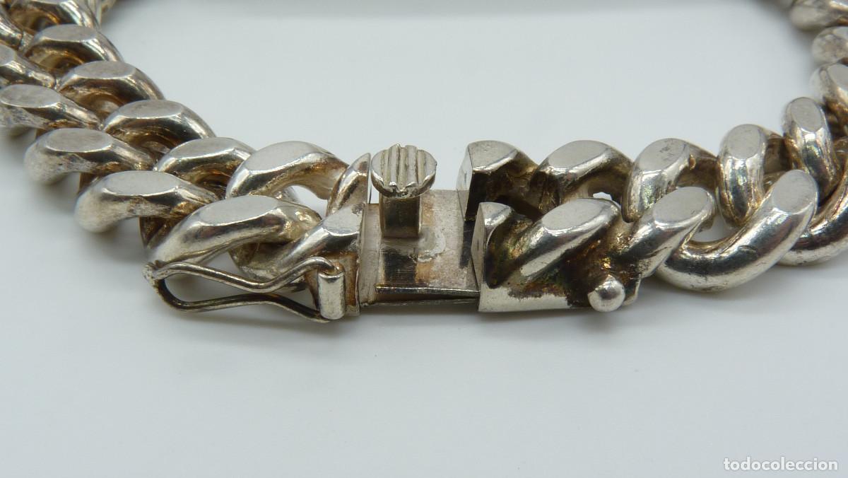 Joyeria: PULSERA BARBADA CON PLACA EN PLATA DE LEY (925MM.) - Foto 6