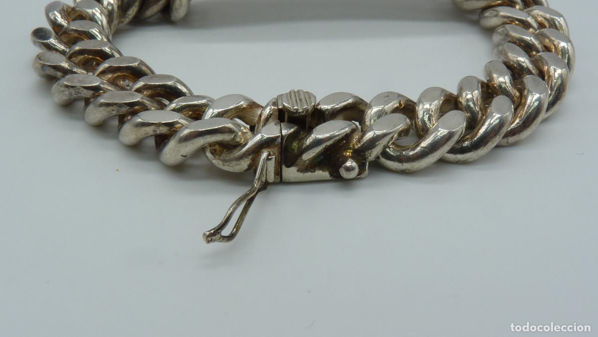 Joyeria: PULSERA BARBADA CON PLACA EN PLATA DE LEY (925MM.) - Foto 7