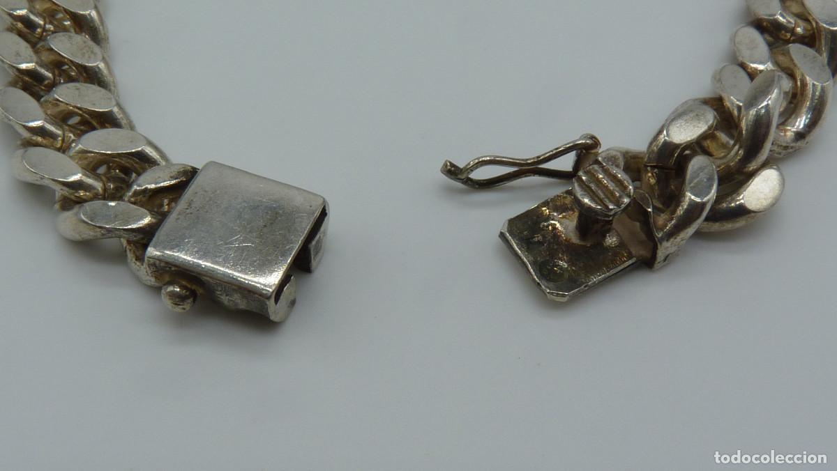 Joyeria: PULSERA BARBADA CON PLACA EN PLATA DE LEY (925MM.) - Foto 5