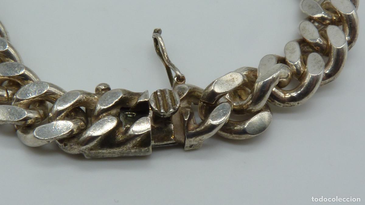Joyeria: PULSERA BARBADA CON PLACA EN PLATA DE LEY (925MM.) - Foto 6