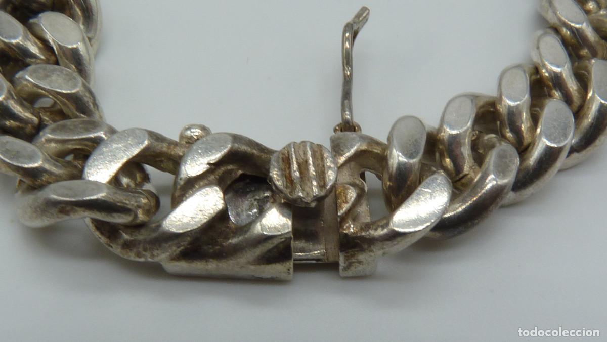 Joyeria: PULSERA BARBADA CON PLACA EN PLATA DE LEY (925MM.) - Foto 7