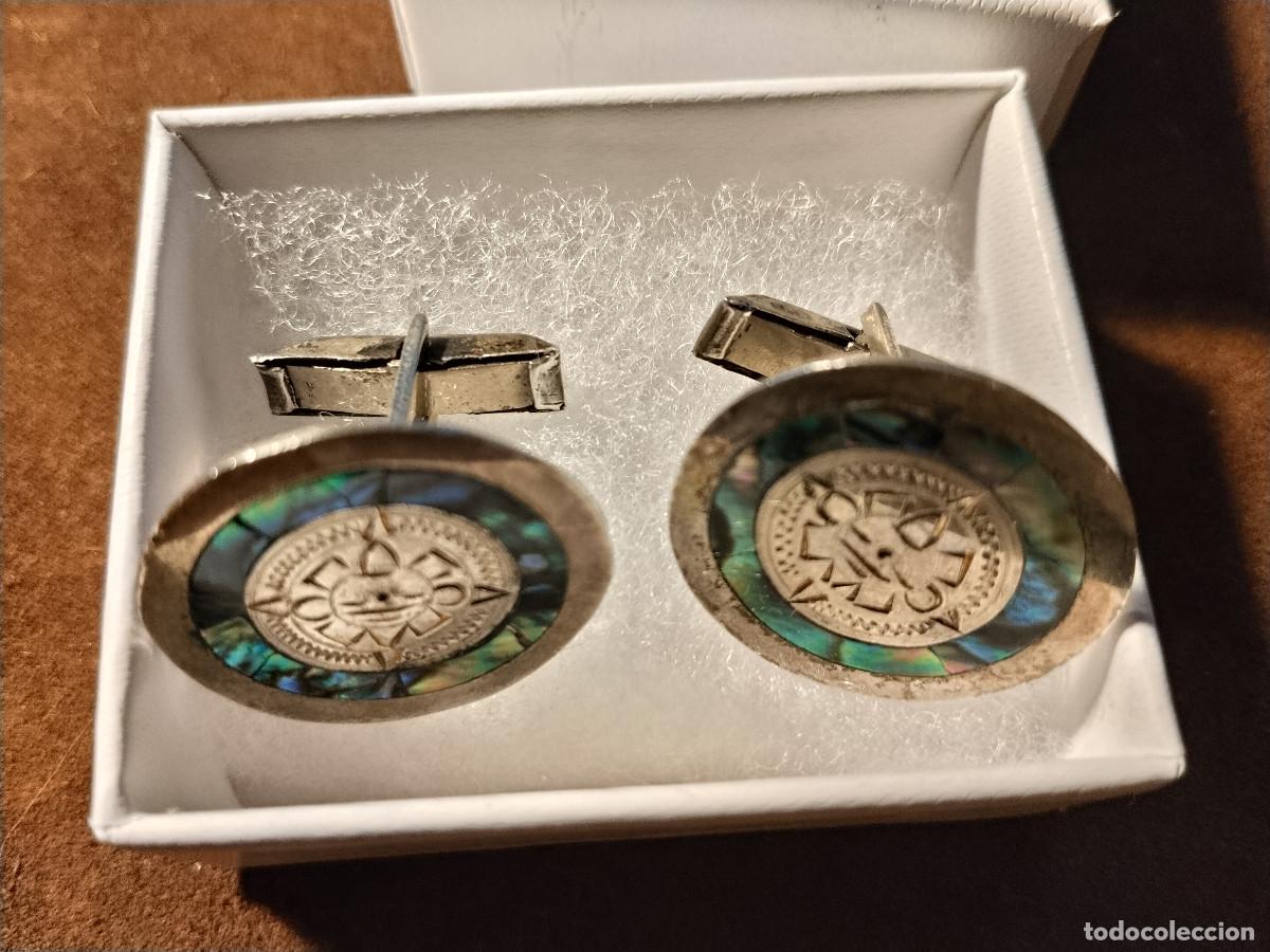 Joyeria: Gemelos mexicanos de plata 925 - Foto 2