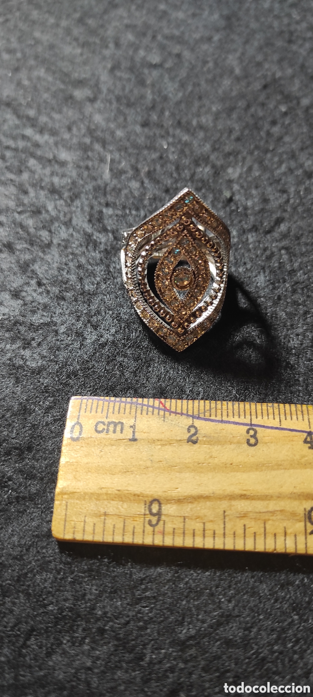 Joyeria: Anillo de plata 925 y pedrer&iacute;a en estuche - Foto 3