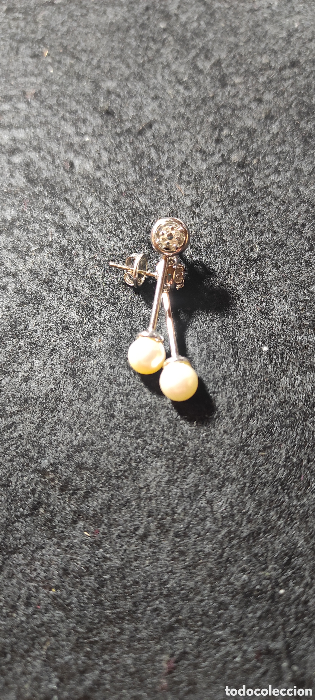 Joyeria: Pendientes de perlas sin marcaje - Foto 4