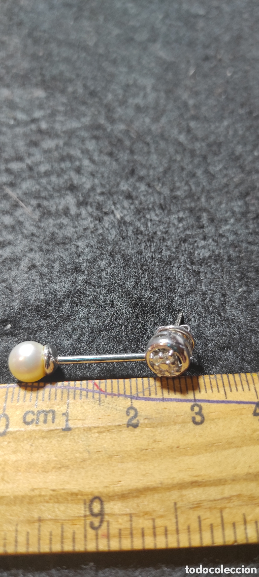 Joyeria: Pendientes de perlas sin marcaje - Foto 6