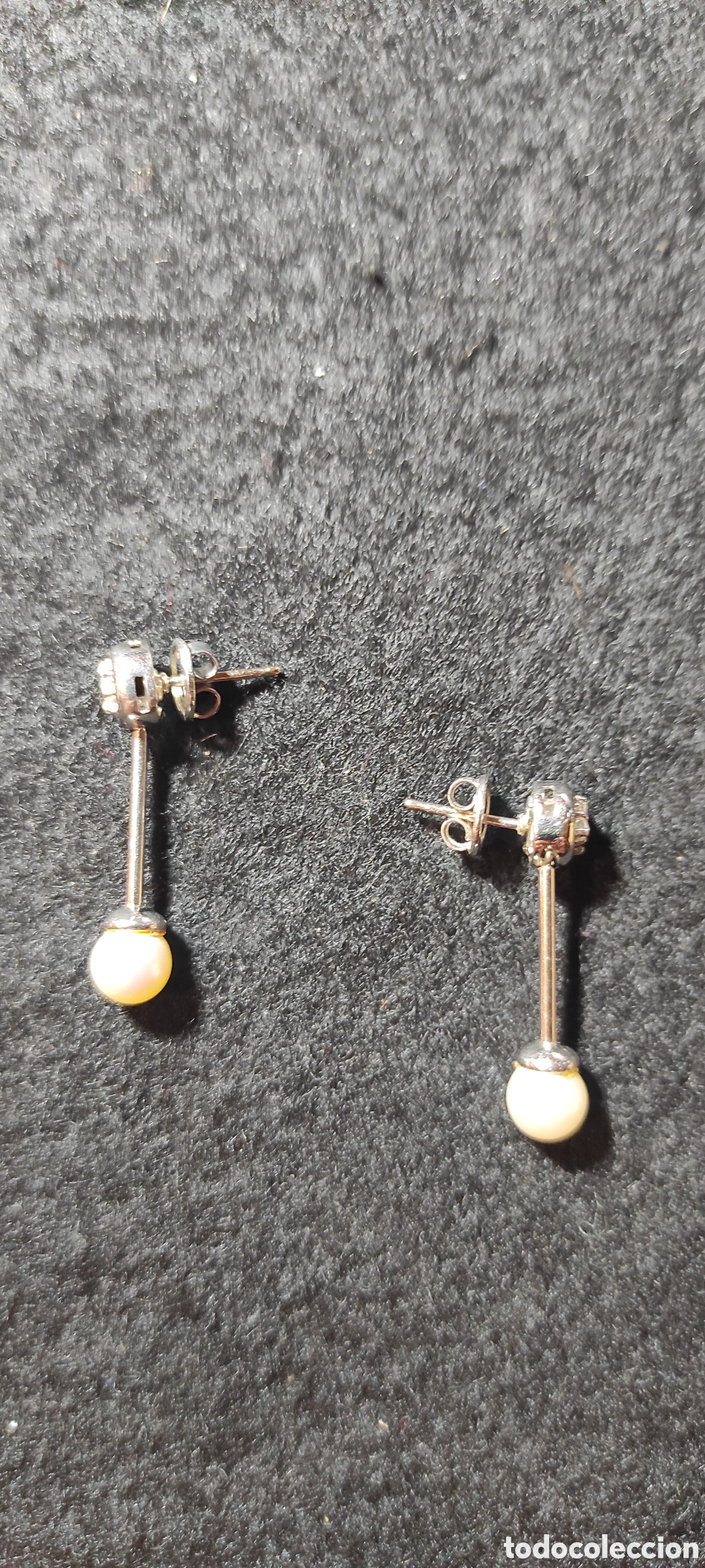 Joyeria: Pendientes de perlas sin marcaje