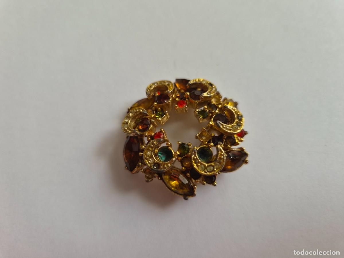 Joyeria: Broche Empresa de joyer&iacute;a inglesa Esfinge Caleidoscopio Piedras preciosas sint&eacute;ticas