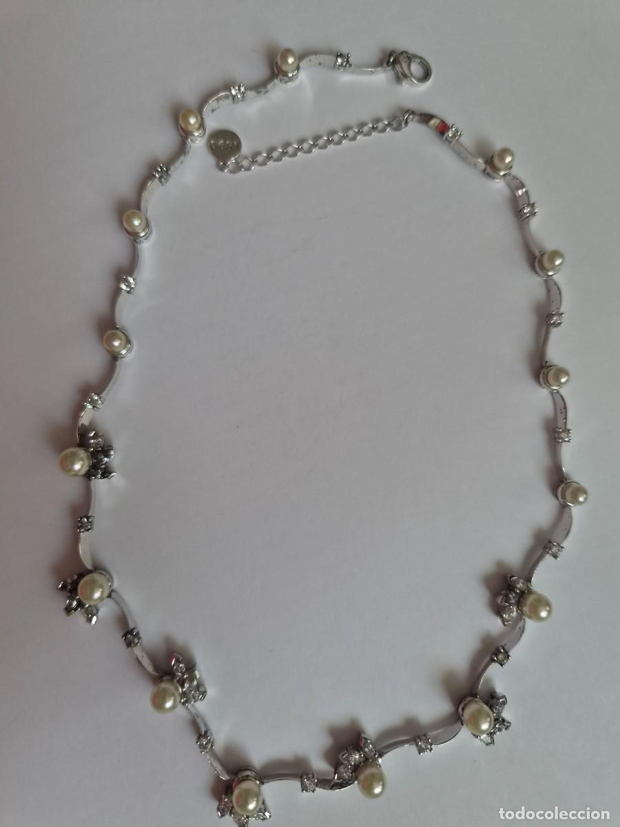 Joyeria: Collar MAJORICA de plata S925 con perlas y circonitas