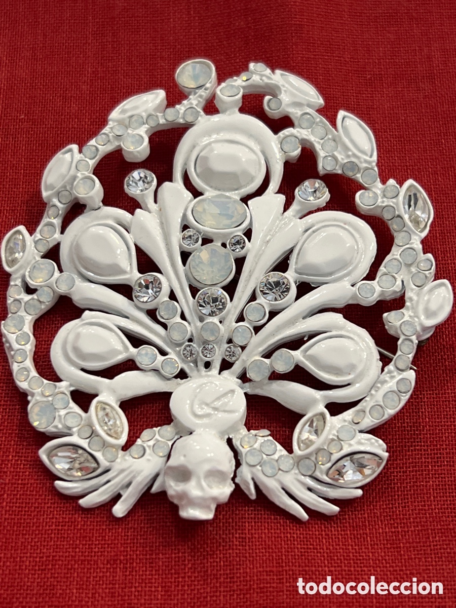 Joyeria: CHRISTIAN LACROIX BROCHE VINTAGE CALAVERA