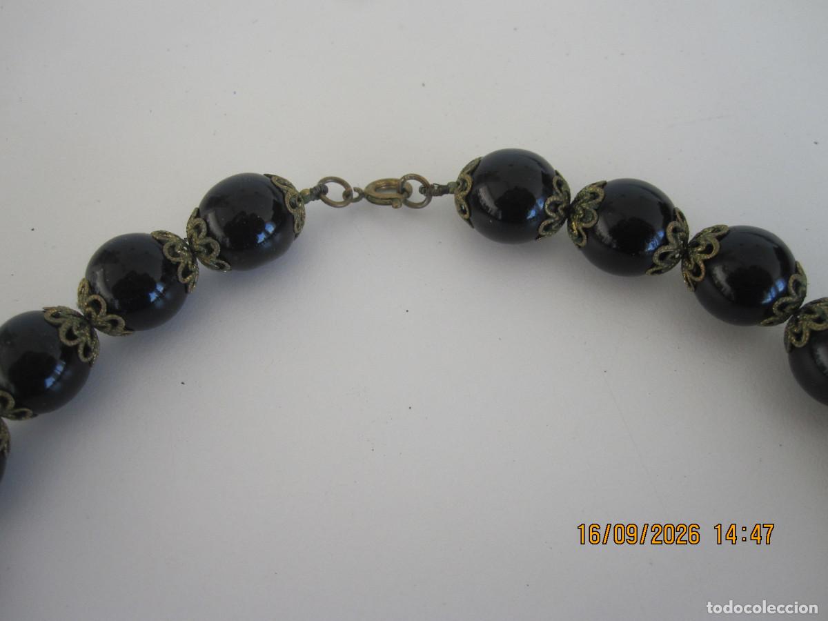 Joyeria: antiguo Collar Onix con filigranas - Foto 2