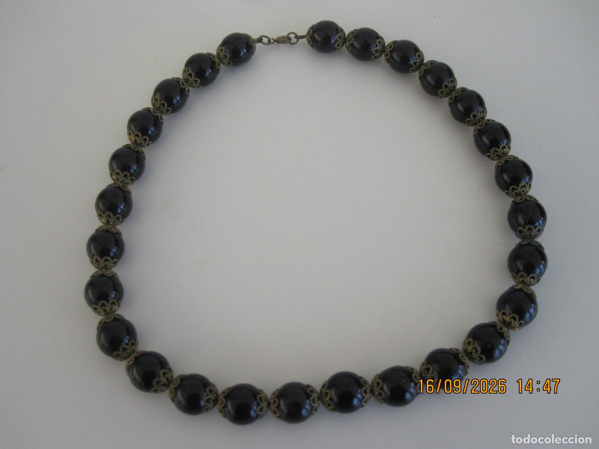 Joyeria: antiguo Collar Onix con filigranas - Foto 3