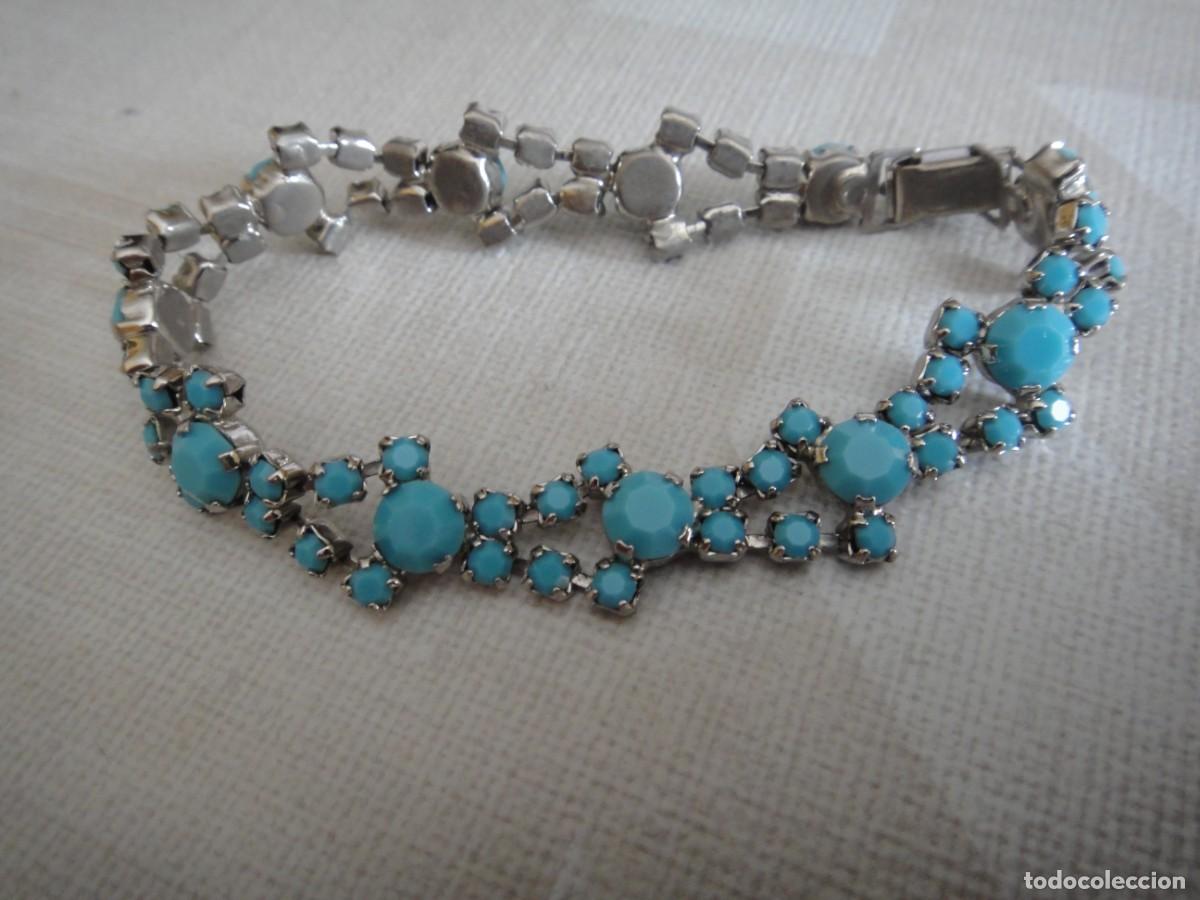 Joyeria: Pulsera, con incrustaciones de lapisl&aacute;zuli- ref, 102-2229/0