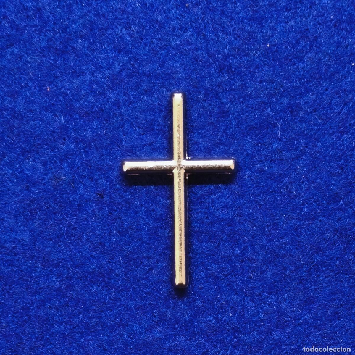 Joyeria: CRUZ DE ALPACA DORADA. MED. 3,2 X 2 CMS - Foto 2