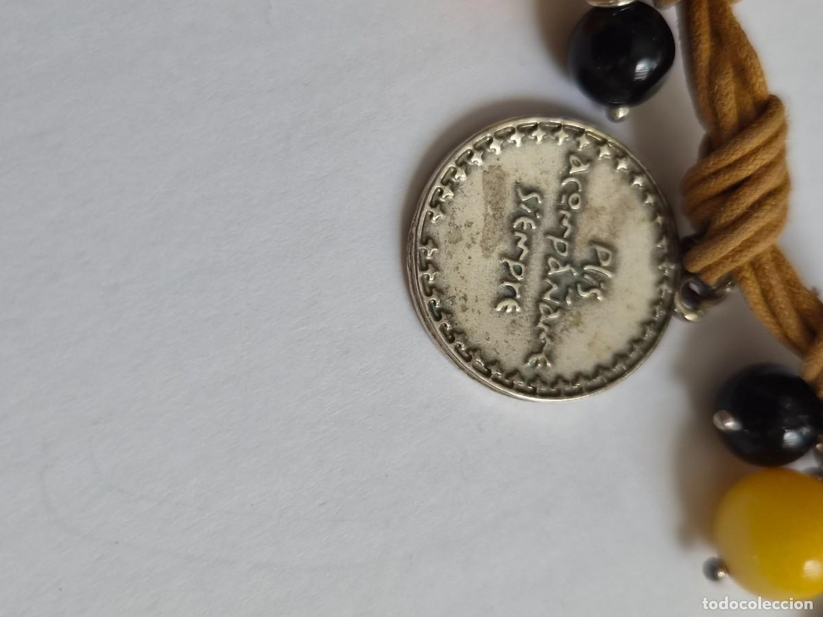 Joyeria: Pulsera Boho Chic de Cordon con Monedas y cierre de plata 925 - Foto 4