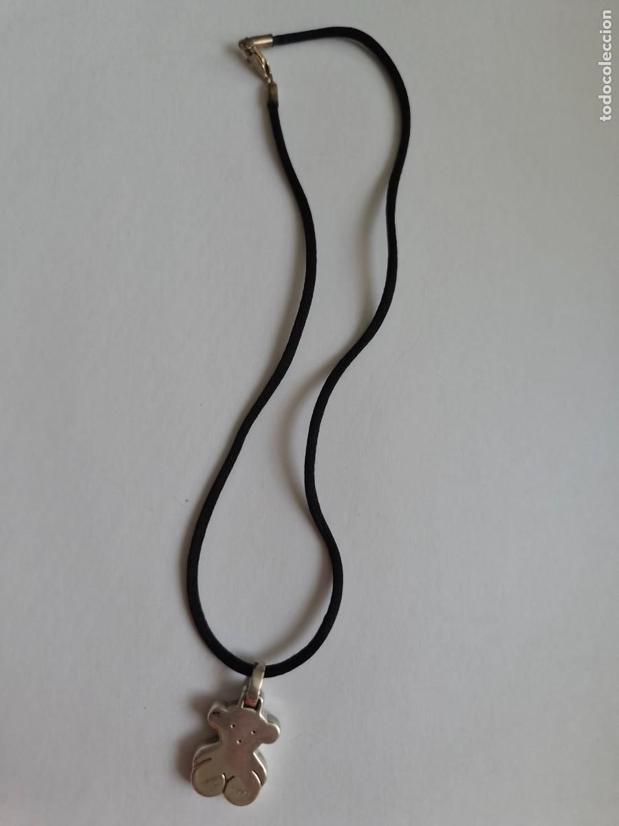 Joyeria: Colgante de plata TOUS / Oso de TOUS en cuerda negra