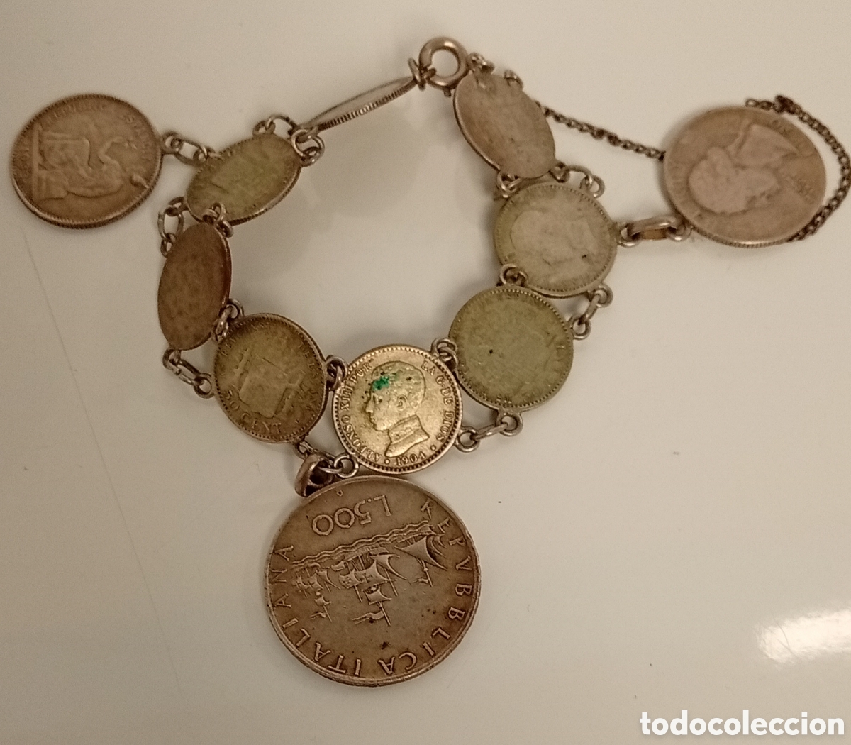 Joyeria: PULSERA UNICA Y EXCLUSIVA DE 9 MONEDAS - Foto 3