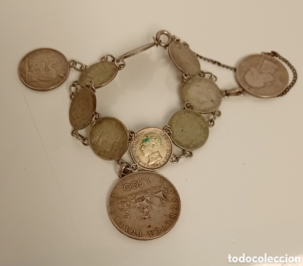 Joyeria: PULSERA UNICA Y EXCLUSIVA DE 9 MONEDAS