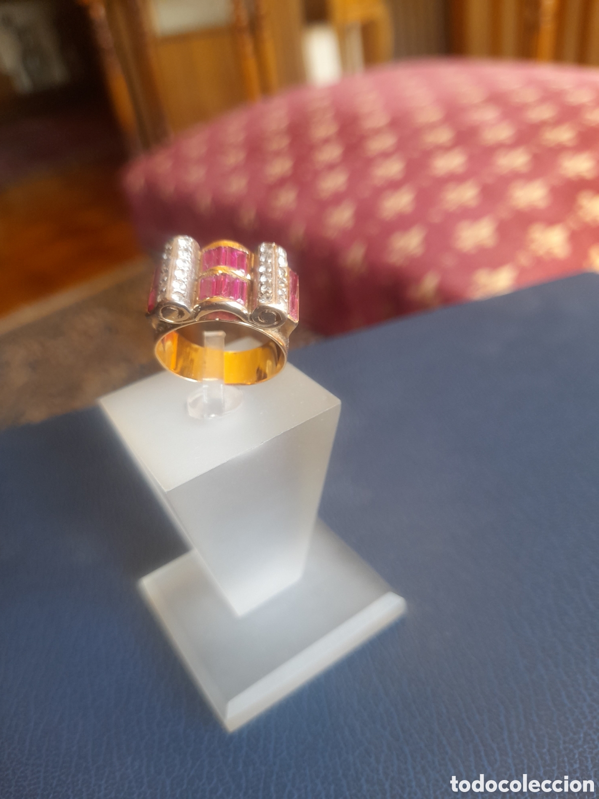 Joyeria: Anillo de oro, rubies y brillantes Chevalier - Foto 3