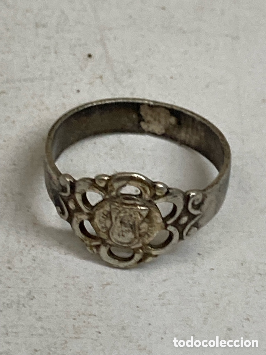Joyeria: Anillo de plata religiosa S530