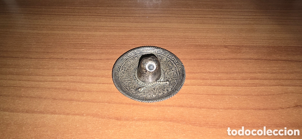 Joyeria: SOMBRERO MEXICANO EN PLATA 925 . 17 GRAMOS.