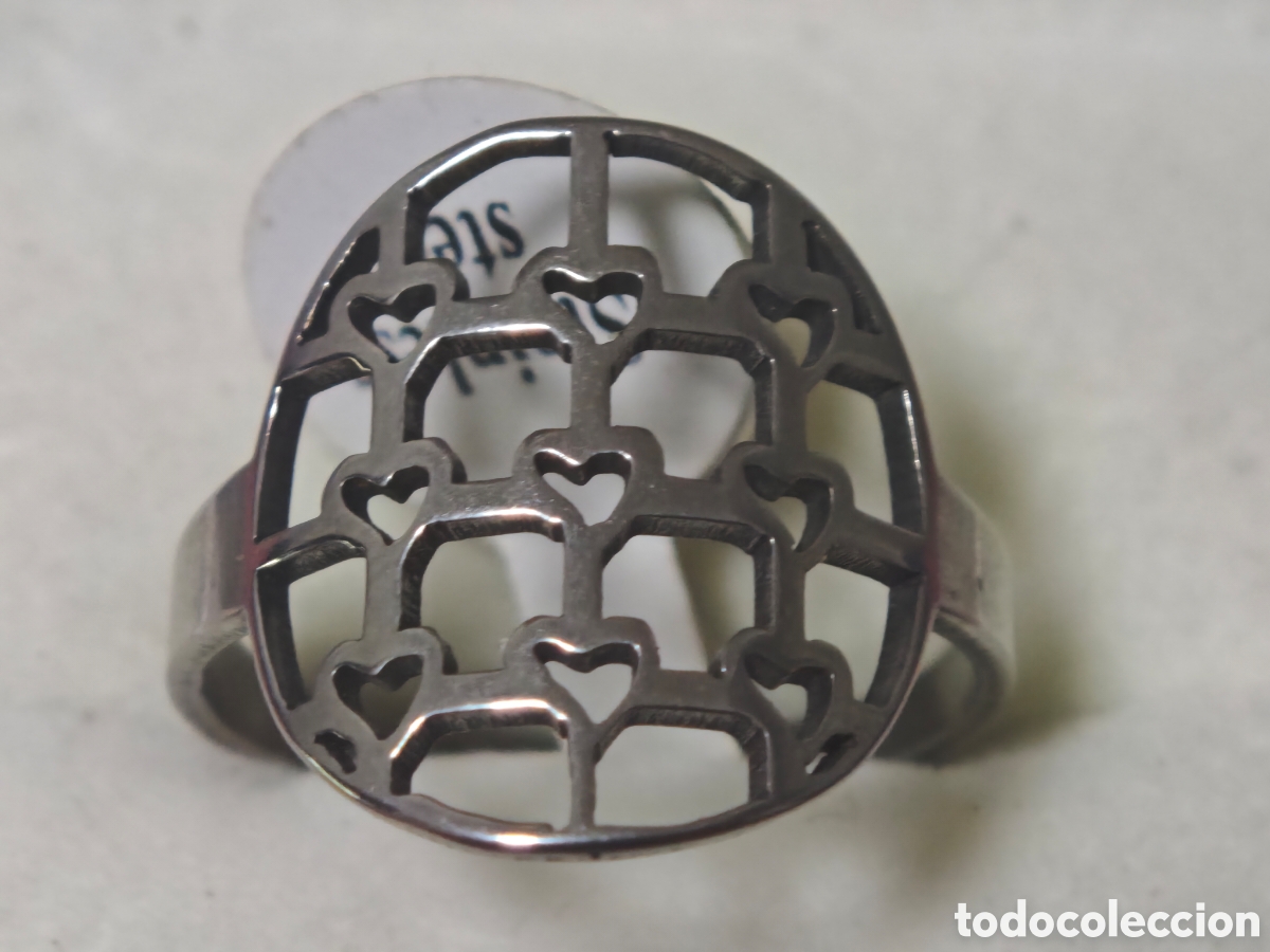 Joyeria: Anillo de acero nuevo
