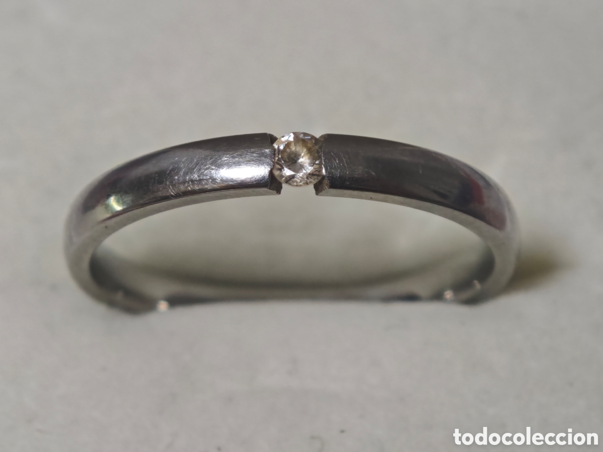 Joyeria: Anillo de acero inoxidable hombre con circonitas