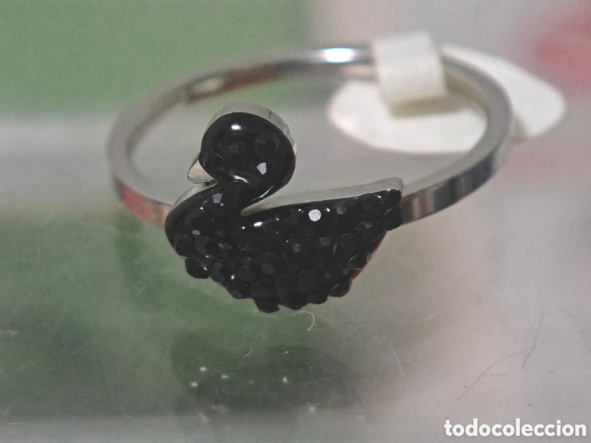 Joyeria: Anillo de acero inoxidable pato circonitas - Foto 1
