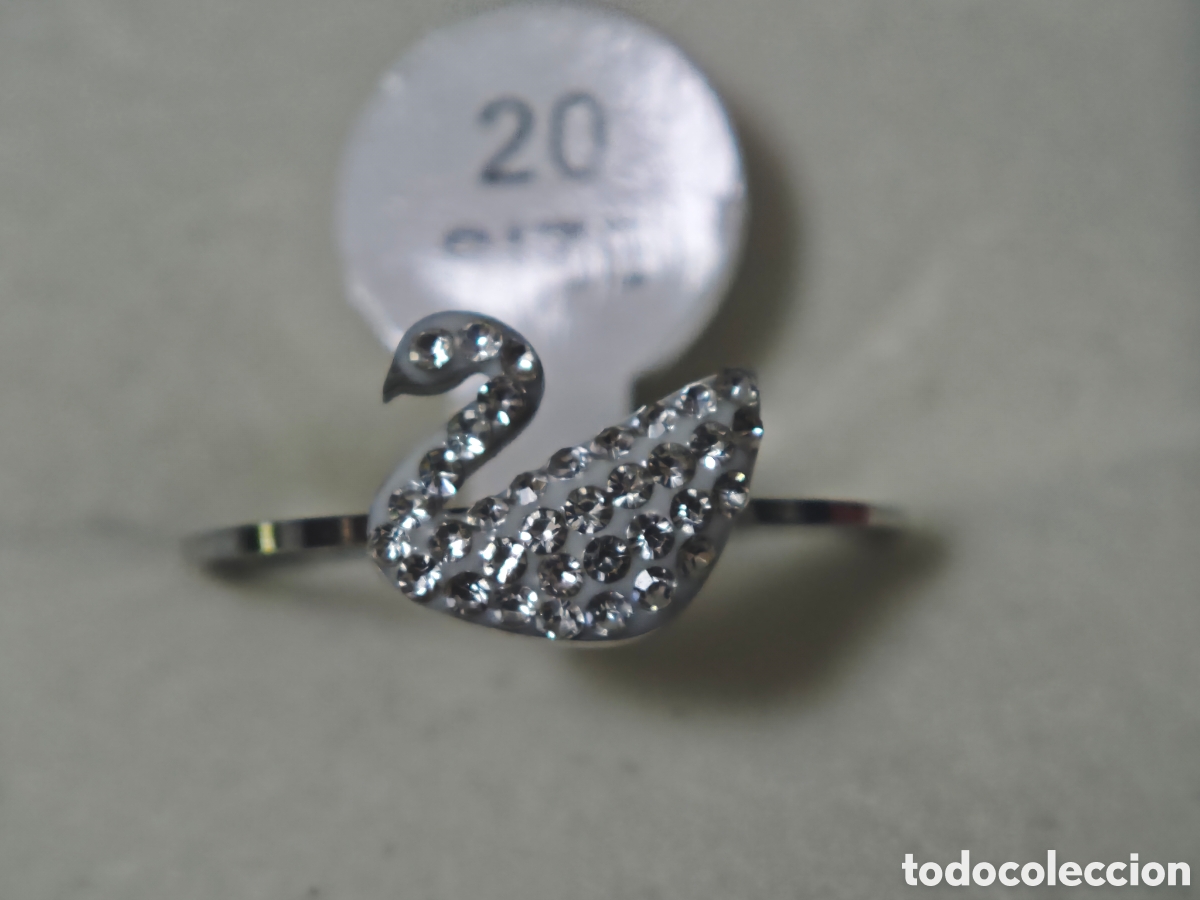 Joyeria: Anillo de acero inoxidable en forma de pato - Foto 2