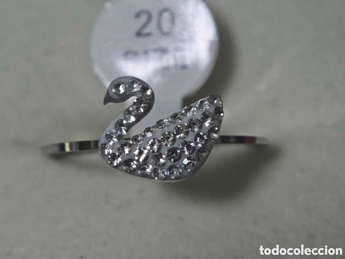 Joyeria: Anillo de acero inoxidable en forma de pato