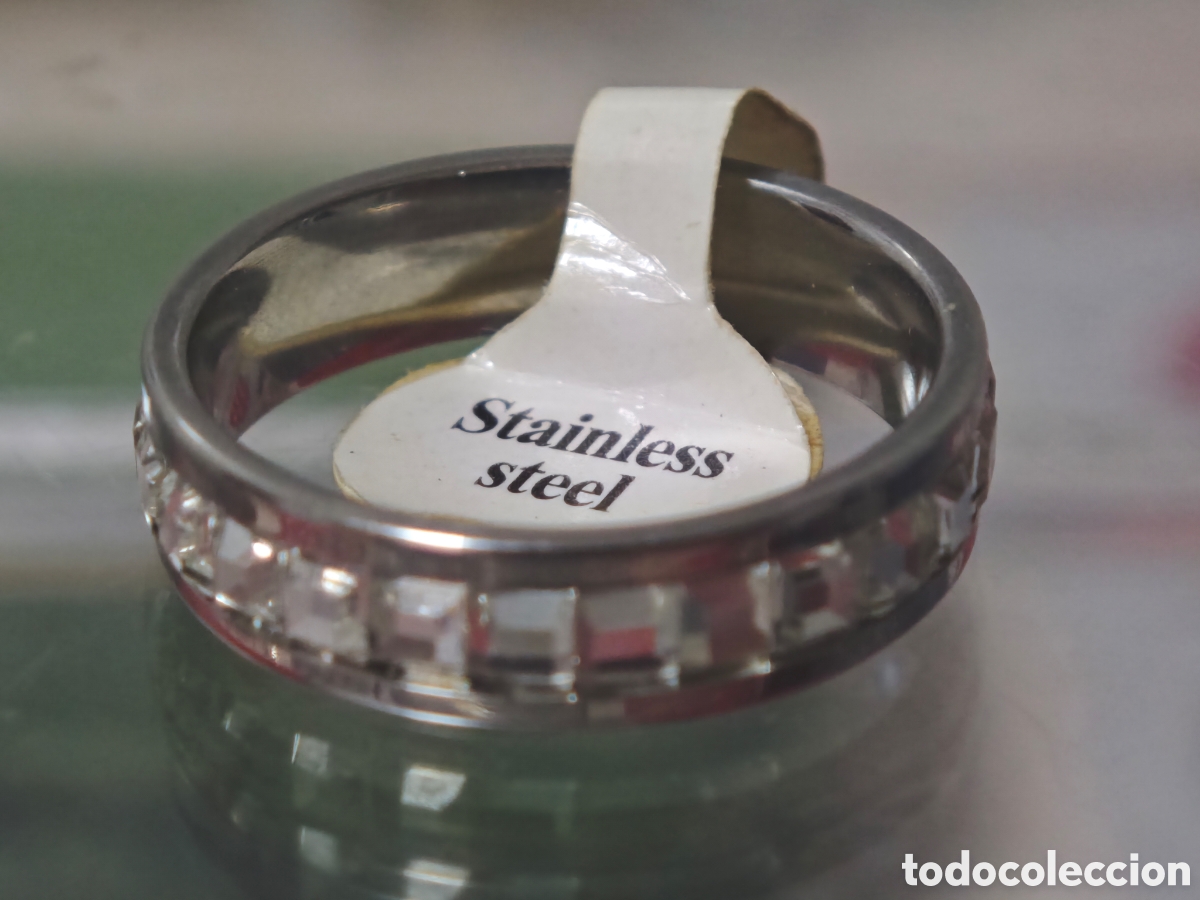 Joyeria: Anillo nacieron inoxidable tipo eternie eterni con circonitas