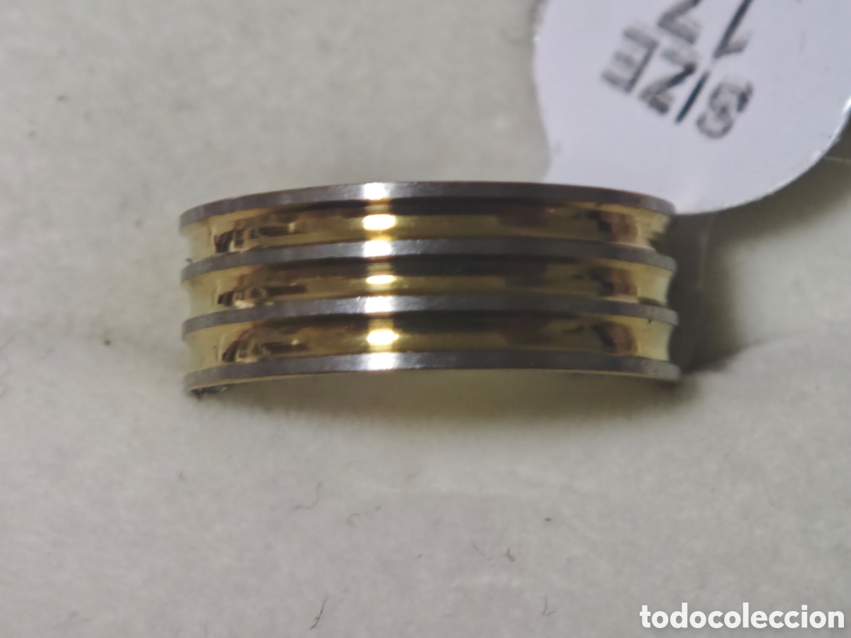 Joyeria: All&iacute; acero inoxidable con ba&ntilde;o de oro nuevo