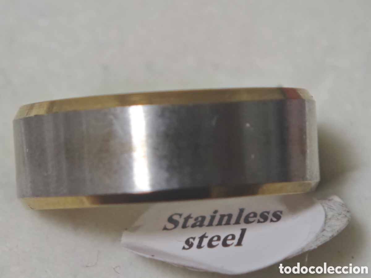 Joyeria: Anillo nacieron inoxidable en oro y plata - Foto 2