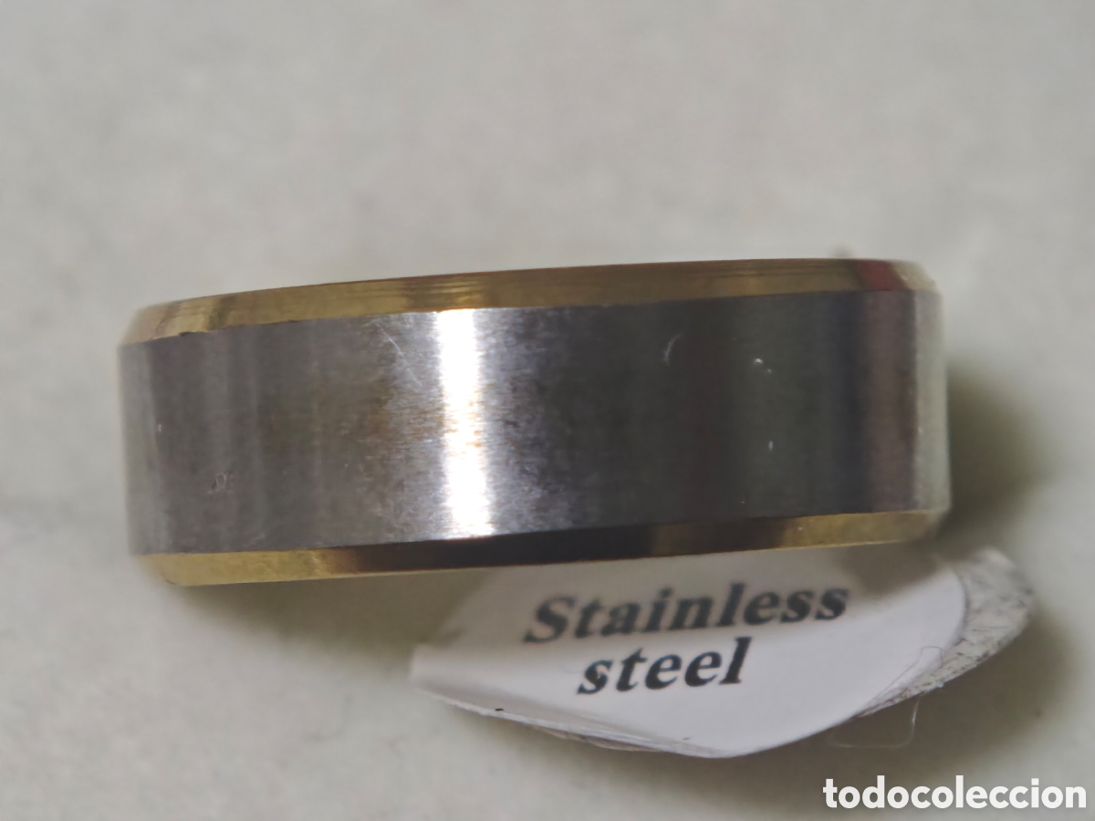 Joyeria: Anillo nacieron inoxidable en oro y plata