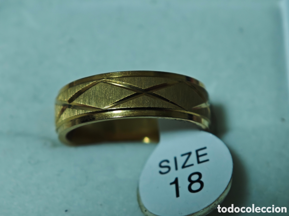 Joyeria: Anillos en acero inoxidable con ba&ntilde;o - Foto 1