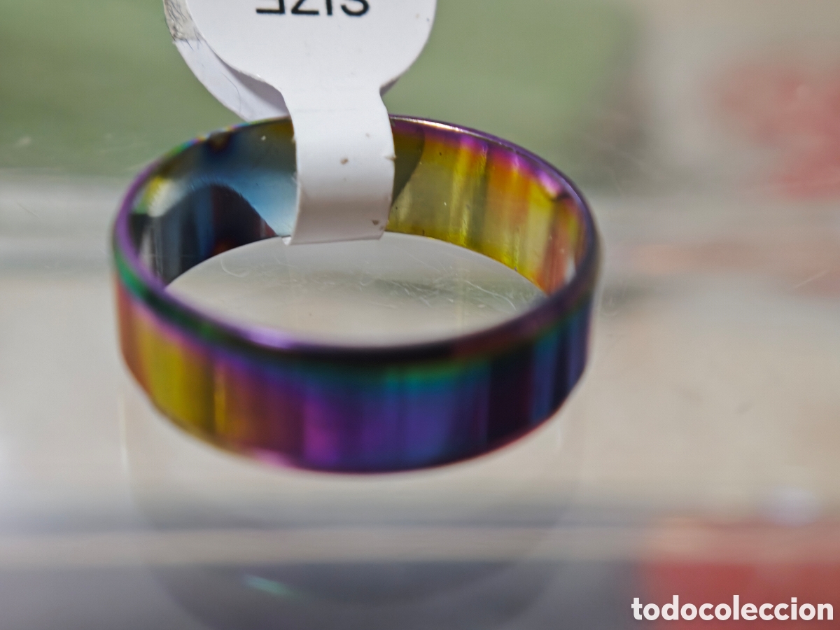 Joyeria: Anillo en acero inoxidable bicolor