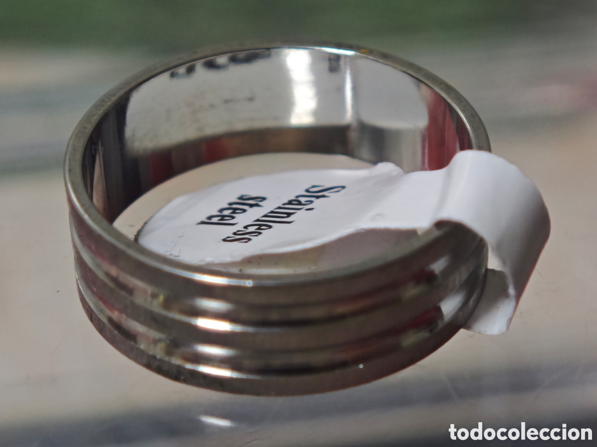 Joyeria: Anillo en acero inoxidable nuevo - Foto 3
