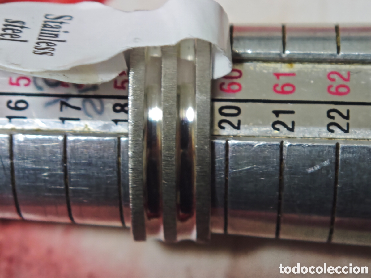 Joyeria: Anillo en acero inoxidable nuevo - Foto 4