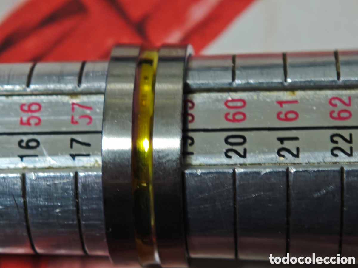 Joyeria: Bonito anillo en acero inoxidable en acero y oro - Foto 3