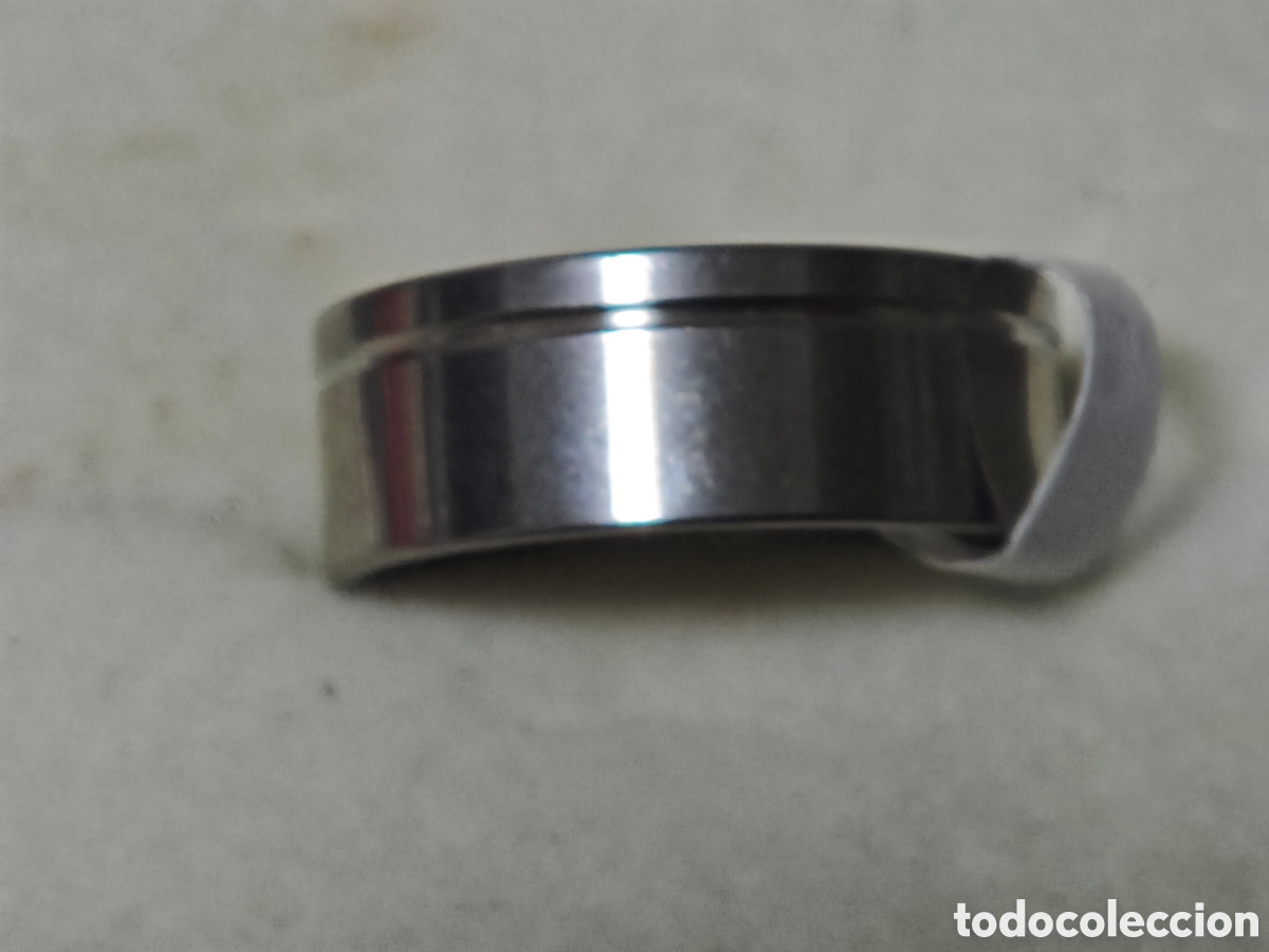 Joyeria: Anillo en acero inoxidable nuevo