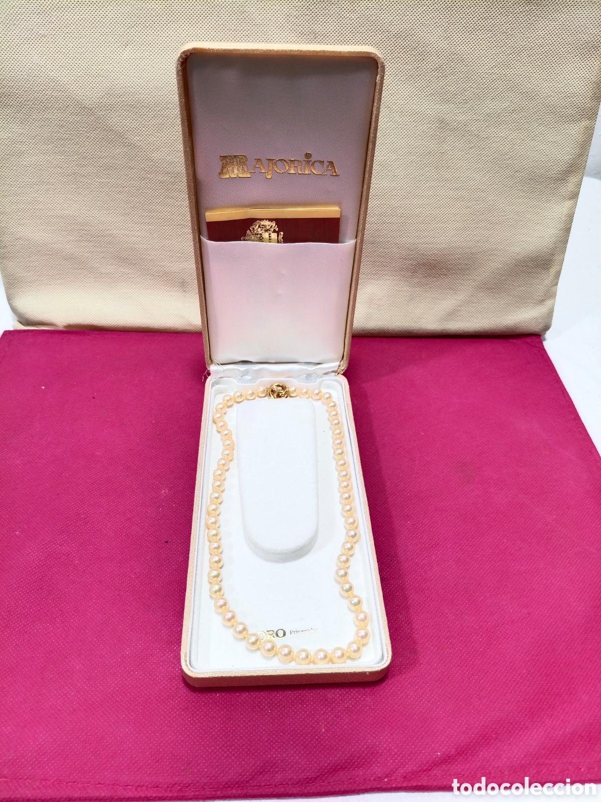 Joyeria: COLLAR PERLAS MAJORICA. CIERRE EN ORO 750. (45,5 cm) NUEVO