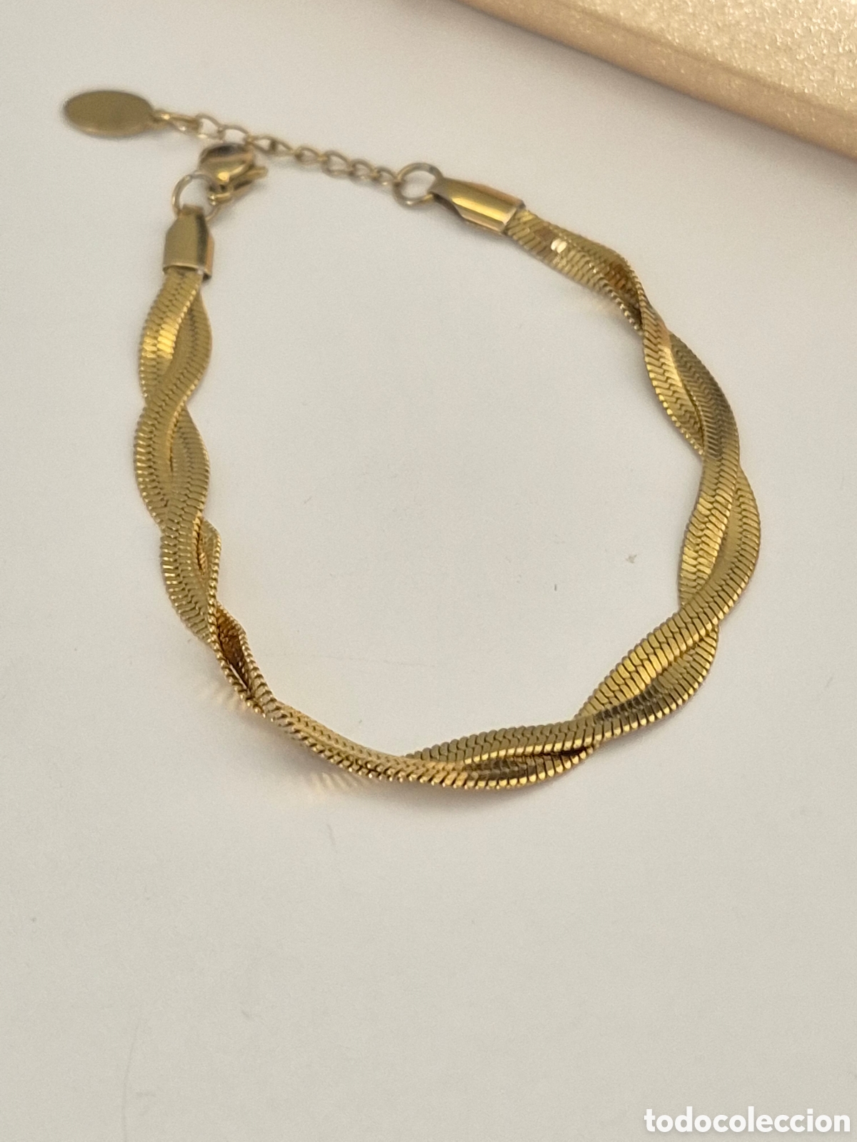 Joyeria: BONITA PULSERA TRENZADA VINTAGE ORO. REF S5 C ANTIK 100926